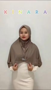 Hijab Istan Jisoo Soft Ped | Jilbab Instan Jisoo Jersey Premium Size L