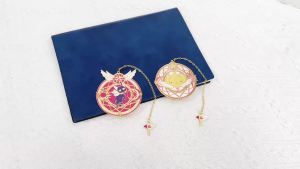 Bandai | Cardcaptor Sakura Dấu Trang Kim Loại Thiết Kế Hình Học Theo Chủ Đề Anime Để Đọc Sách Tại Nhà Thư Viện Văn Phòng Quà Tặng Sinh Nhật Giáng Sinh