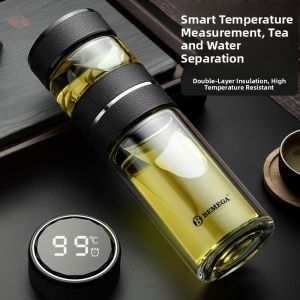 Bemega | Tea Separation Thermal Large Capacity Glass Cup