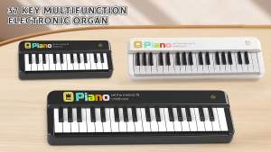 Mini Electronic Keyboard Piano for Kids 24 Keys Toddler Piano Multifunction Musical Educational Instrument Toy with Light