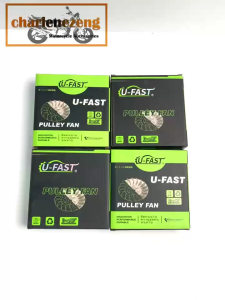CHARLENE U-FAST DRIVE FACE PULLEY FAN FOR PCX / MIO / GY6 / BEAT / CLICK / AEROX / NMAX / SKYDRIVE MOTORCYCLE