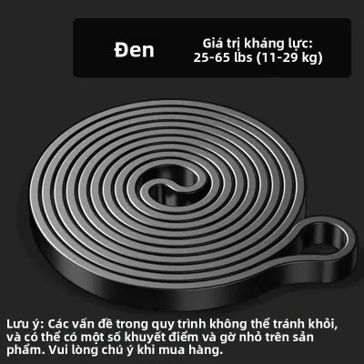 Dây Đàn Hồi Tập Yoga Dày Dặn Chịu Lực Cao 175-250LBS Đa Năng Dùng Cho Tập Luyện Thể Dục Kéo Giãn Cơ Tăng Cường Sức Mạnh Cơ Lõi
