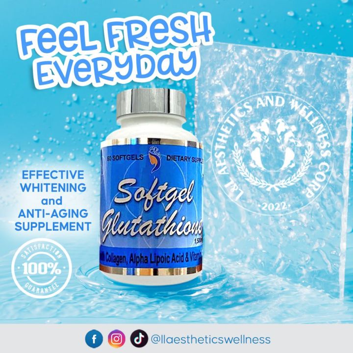 Softgel Glutathione 60caps 1500mg