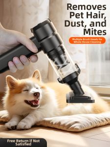 HELLOLEIBOO | Pet Hair Remover Automatic Wireless Vacuum Cleaner
