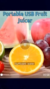 Electric Juicer Blender USB Mini Fruit Mixers Extractors Multifunctional Household Juice
