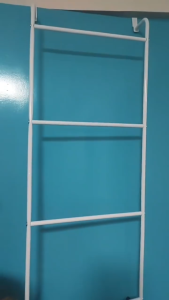 Thickened No Drill Door Hanger Rustproof Heavy Duty Towel Rack Space Saving Organizer for Home COD