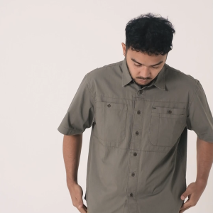 M.Gee Kemeja Kerja Outdoor Lengan Pendek Travis C029 Light Olive