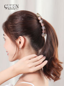 South Korea Elegance Adult Clip Headdress Banana Clip Vertical Clip Female Hairpin Ponytail Clip Large Banana Clip Hair Accessories