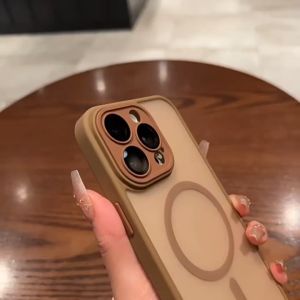 Casing Telepon Deser Titanium Warna untuk iPhone 16 Pro Max 11 12 13 14 15 Pro Max 16 Plus