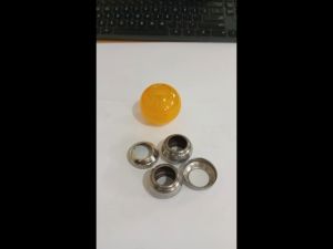 Bandul Akrilik Kuning 3per4 inch Aksesories stainless steel