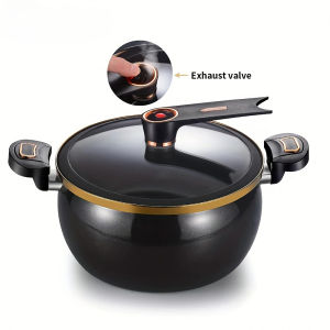 Micro Pressure Cooker 8L Large Capacity 26cm/28cm Multi Functional Non Stick Stewing Soup Pot Induction Gas Stove Home Use