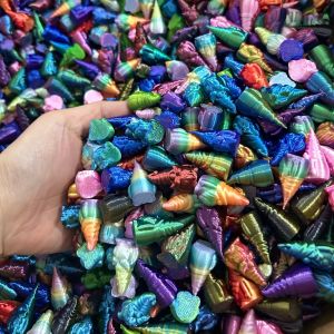 100 ชิ้น 3D พิมพ์ Mini Gnome รูปปั้นสวนและตกแต่งบ้านเดสก์ท็อปรูปปั้นตกแต่งบ้านตกแต่ง Figurines