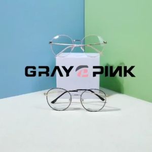 GENTLE FAWN Kacamata Antiradiasi Blueray Design Bulat Korean Style Ringan Metal Bisa Minus Antiradiasi Blueray Phocromic Bluecromic 19002