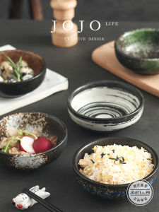 จานเส้นจีนสไตล์เกาหลีย้อนยุคสร้างสรรค์สำหรับใช้ในร้านอาหาร จานเส้นจีนขนาดกลาง จานเส้นจีนแบบกลม จานเส้นจีนสำหรับผู้ใหญ่