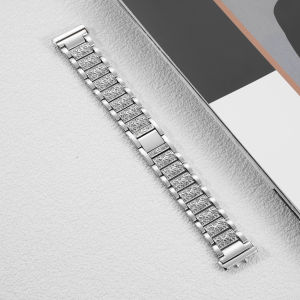 Stainless Steel Diamond Women Strap For Samsung galaxy Fit 3 Band Bracelet Correa Metal Band For Samsung fit 3 SM-R390 Wristband