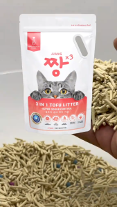 JJANGX3 3in1 Cat Tofu Litter Sand Pasir Kucing (2KG x 1 pack)