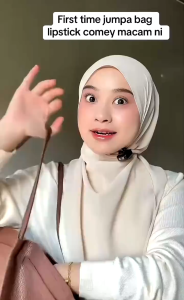 Beg Kecil Kartun Comel Cermin Beg Lipstik Alat Touch Up Hadiah Lipstick Mirror Bag Small Gift口红化妆补妆包镜子
