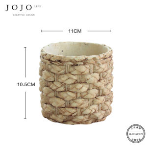 JOJOS L. PD.conscious. Bồn Hoa Mô Phỏng Cỏ Dại Sáng Tạo Chống Mốc Dệt Gạch Bê Tông Tự Giác Phong Cách Hiện Đại Đơn Giản