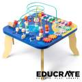 educratePH Multipurpose table top Activity Galaxy Xylophone, Gears, Pounding Peg, Maze and Beads. 