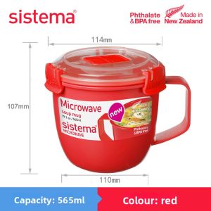Sistema | Microwave Safe Covered Breakfast Cup 900ml