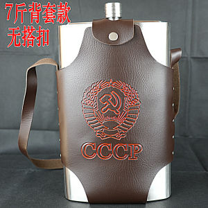 Large Size Stainless Steel Thickened Liquor Pot Home Use White Wine Bottle Big Capacity Alcohol Container Heavy Duty Drinkware