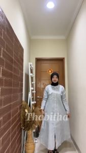 { THABITHA } GL / 1288 maxi roma / baju gamis kekinian yang lagi viral / gamis terbaru / baju wanita dewasa / baju gamis wanita / baju wanita / gamis wanita / gamis wanita dewasa / gamis kekinian / { free ongkir + cod }