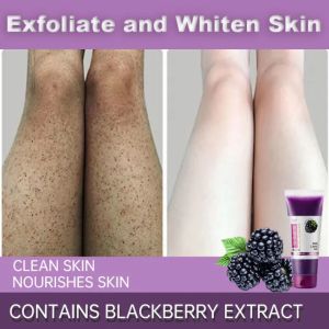 Blackberry Exfoliating Scrub Shower Gel Whitening Moisturizing Body Wash 60g