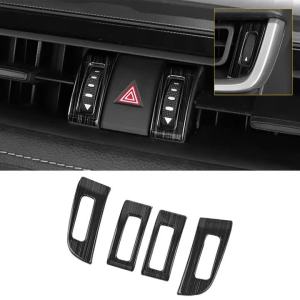 For Toyota RAV4 XA50 2019-2021 2022 2023 2024 2025 Stainless Car Central Control Air Conditioning Vent Outlet Cover Trim Sticker