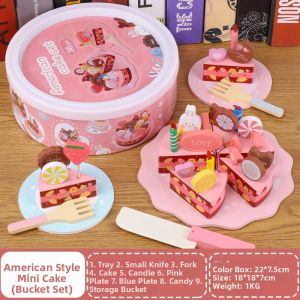 Children Kitchen Simulation Wooden Toy