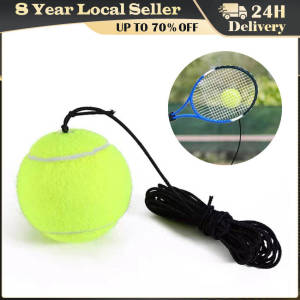 Professional Tennis Training Partner Rebound Practice Ball With 4m Elastic Rope Elastic Ball Tennis Player Single String Practice Portable Lightweight Tennis