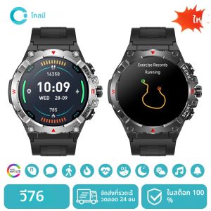 COLMI V76 GPS สมาร์ทนาฬิกา 1.43 "จอแสดงผล Ultra AMOLED ในตัวเข็มทิศเครื่องวัดระยะสูงบลูทูธโทรศัพท์กีฬาผู้ชาย smartwatch
