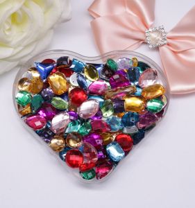 Colorful Acrylic Adhesive Rhinestones DIY Handcraft Materials Stage Performance Outfits Mobile Phone Cases Sparkling Rhinestones