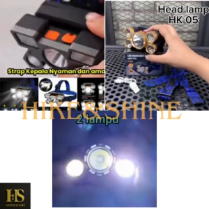Lampu Senter Kepala 5 LED Head Lamp 3 Mode 5 LED HK05 Penerangan
