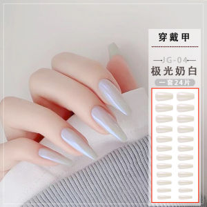 Autumn Winter New Handmade Nail Art Wearable False Nails Short Medium Long Finished Products Beauty Nail Stickers Manicure Tools