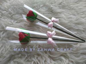 single rose/bunga mawar tunggal/buket