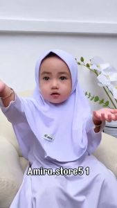 HIJAB BAYI NEWBORN MARIAM (1-10 BULAN) KERUDUNG BAYI TERBARU