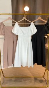 D11750 Amaze Classic Puffy Sleeve Dress