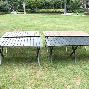 Ultralight Portable Camping Table Foldable Outdoor Folding Table Camping Picnic BBQ aluminum foldable Table High Strength Aluminum Alloy meja foldable table dinner 折叠桌子