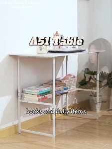 【A51】Modern Study Computer/Table Space Saving Office Study Desk Student Laptop PC Side table / Rainbow