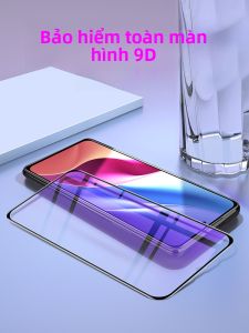 HENYOU | Mi Redmi Note9 Full Screen Tem Glass Mi Note9 Pro 5G Tem Kính cường lực chống ánh sáng xanh bảo vệ màn hình không viền trắng