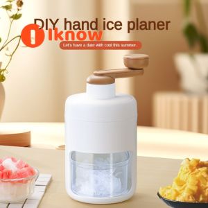 I know DIY Manual Ice Crusher Machine - Portable Hand-Cranked Shaved Ice Maker for Home Use Perfect for Milkshakes and Slushies (No Electricity Required)