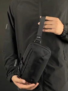 WEPOWER Sling Bag Crossbody Chest Pack Shoulder Waist Pouch Minimalist Casual Daily Compact Small Fanny Beg Silang Kecil