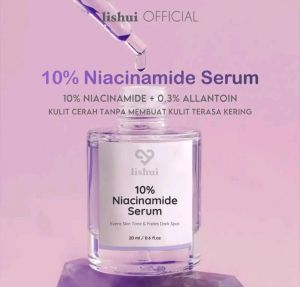 [ PRODUK BARU LISHUI ] LISHUI MELA SERUM 10 % NIACINAMIDE || SERUM SUSAH PUTIH PENGHILANG FLEK HITAM BPOM. ORIGINAL AMPUH