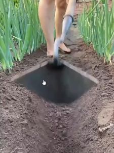 Cangkul Segitiga Besi & Alat Berkebun Sayuran