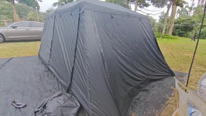【! ! Accessories! ! 】 Outdoor tent waterproof tarpaulin 2 rooms + 1 living room separate waterproof outer tent