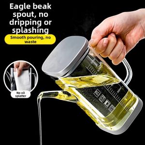 XIAXIU | Non-stick High Borosilicate Glass Oil and Vinegar Dispenser Set