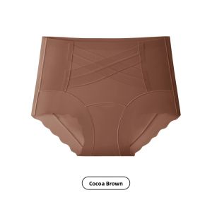 Miiow | Womens Ice Silk Seamless Foundation Liquid Invisible Tummy Control Butt Lifting Safety Shorts Bottoming Underwear Briefs