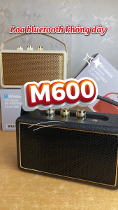 Loa Bluetooth M600 – Trải Nghiệm Âm Nhạc Chân Thực Kết Nối Nhanh Âm Bass Sâu Treble Tách Bạch