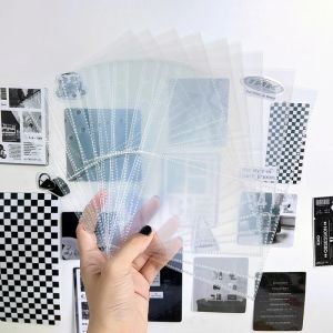 A5 High Definition Transparent Photo Album Photocard Binder Kpop Idol PostCard Album Multi-Pockets Photo Card Binder Inner Pages