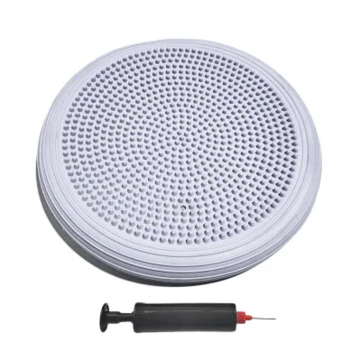 Balance Pads for Physical PVC Yoga Balance Pad with Air Pump Wobble Balance Cushion Board Inflatable Massage Wiggle Seat